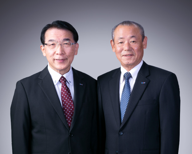 代表取締役 会長 原田 博男 代表取締役 社長 海田 英昭